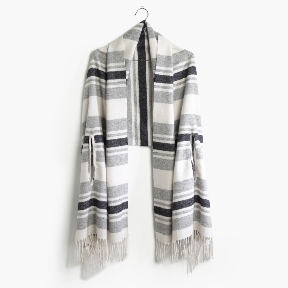 Madewell Striped Cape Scarf
